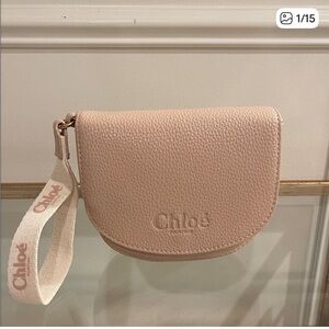 CHLOE Pink Wristlet